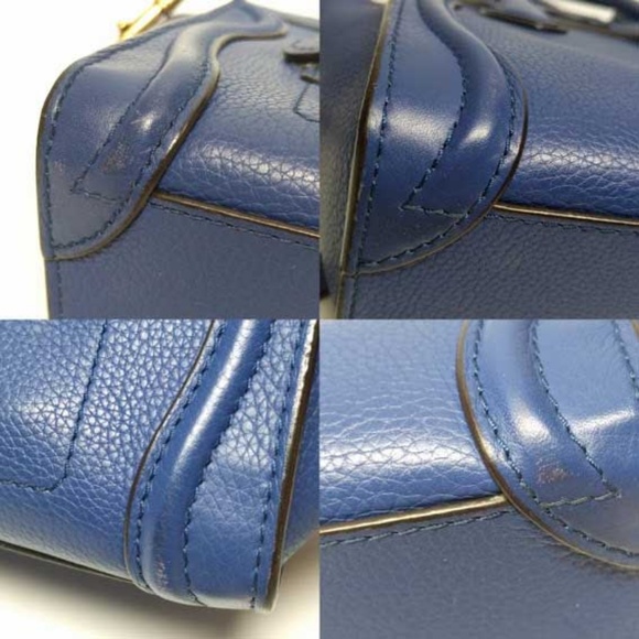 SOLD Celine Blue Nano Crossbody Luggage - Picture 8 of 8